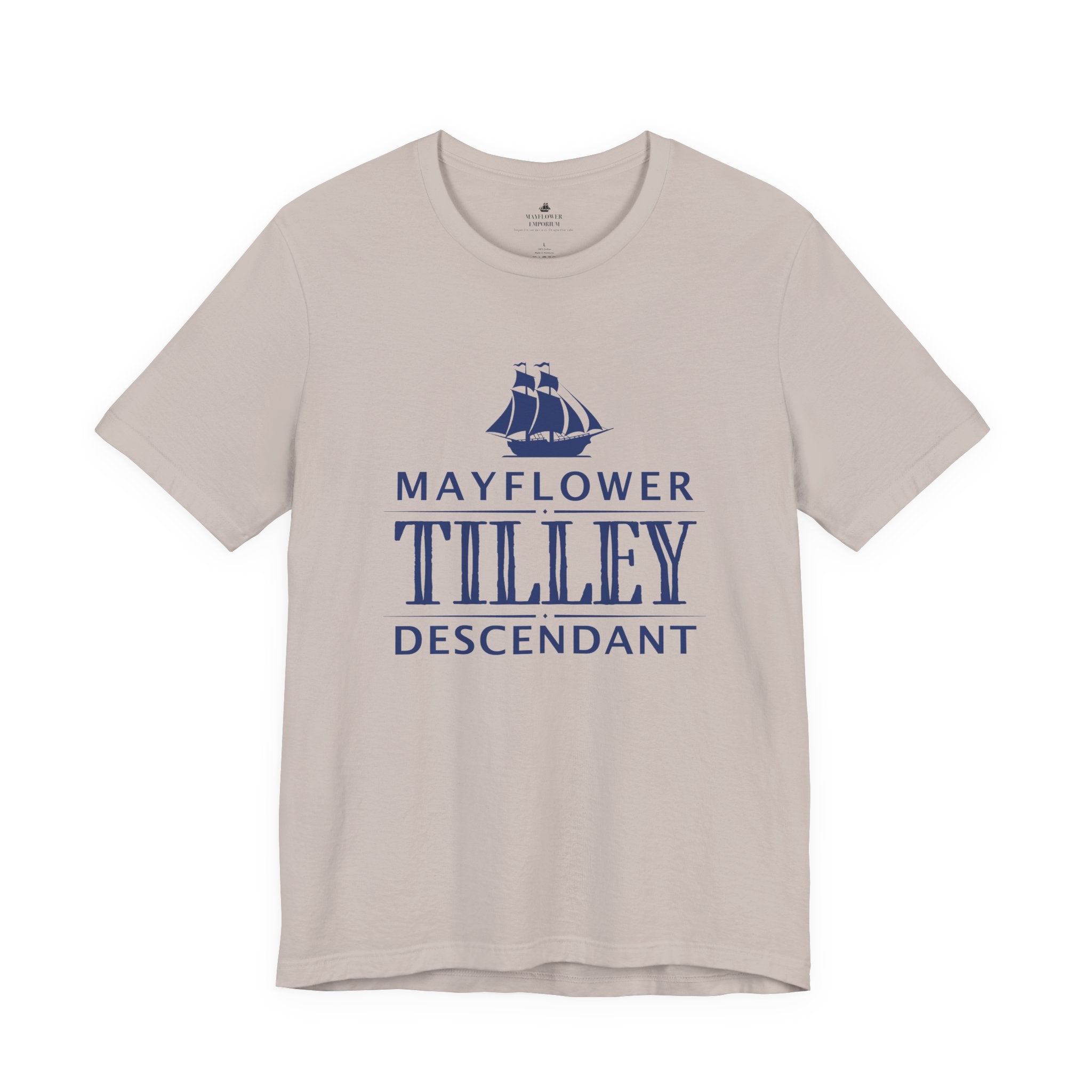 Tilley Mayflower Descendant T-Shirt | Family Heritage Tee
