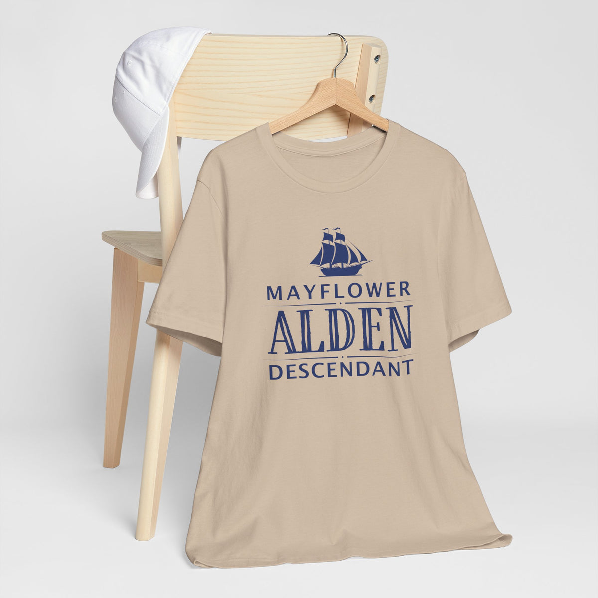 Alden Mayflower Descendant T-Shirt | Family Heritage Tee