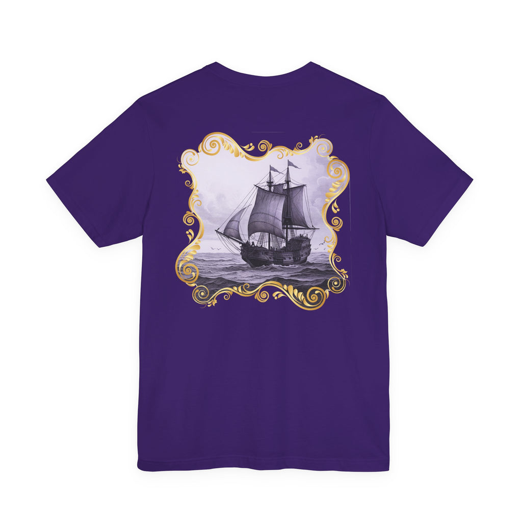 Mayflower Descendant T‑Shirt — Framed in Gold