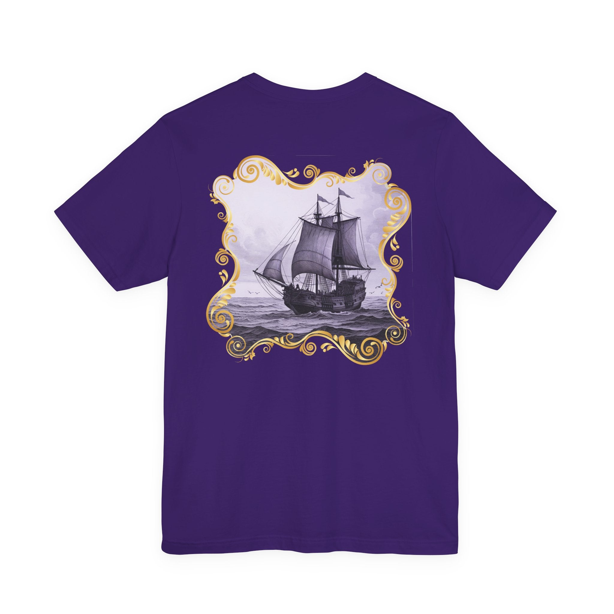 Mayflower Descendant T‑Shirt — Framed in Gold