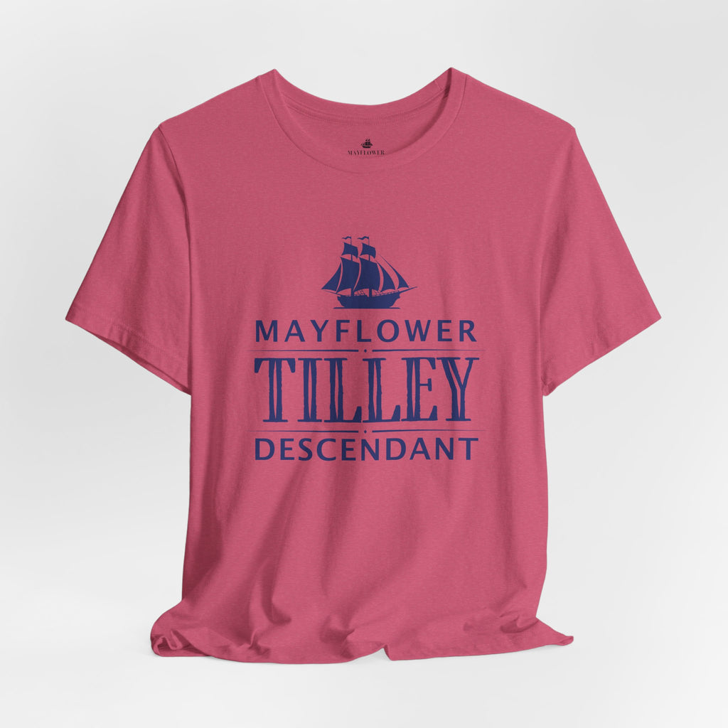 Tilley Mayflower Descendant T-Shirt | Family Heritage Tee