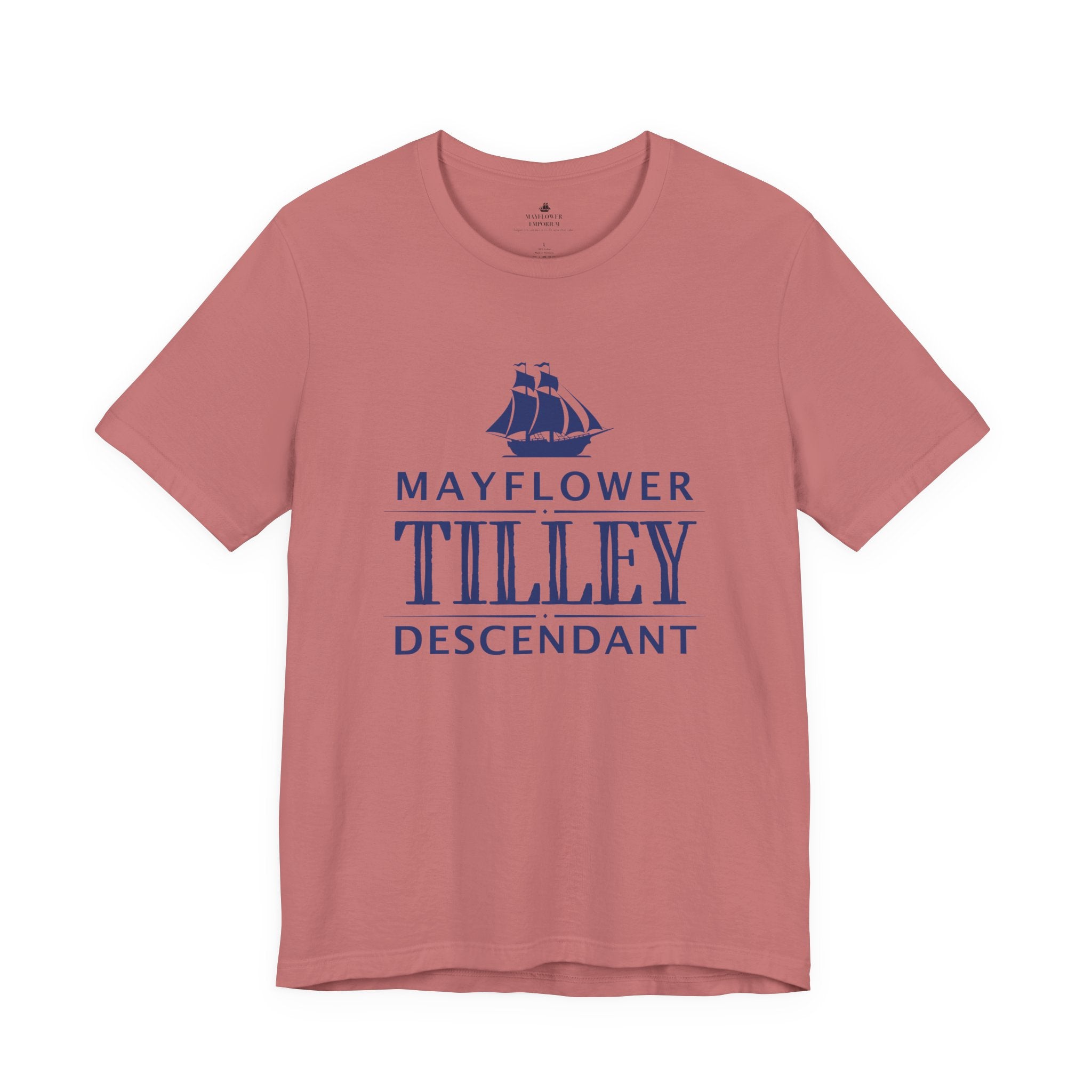 Tilley Mayflower Descendant T-Shirt | Family Heritage Tee