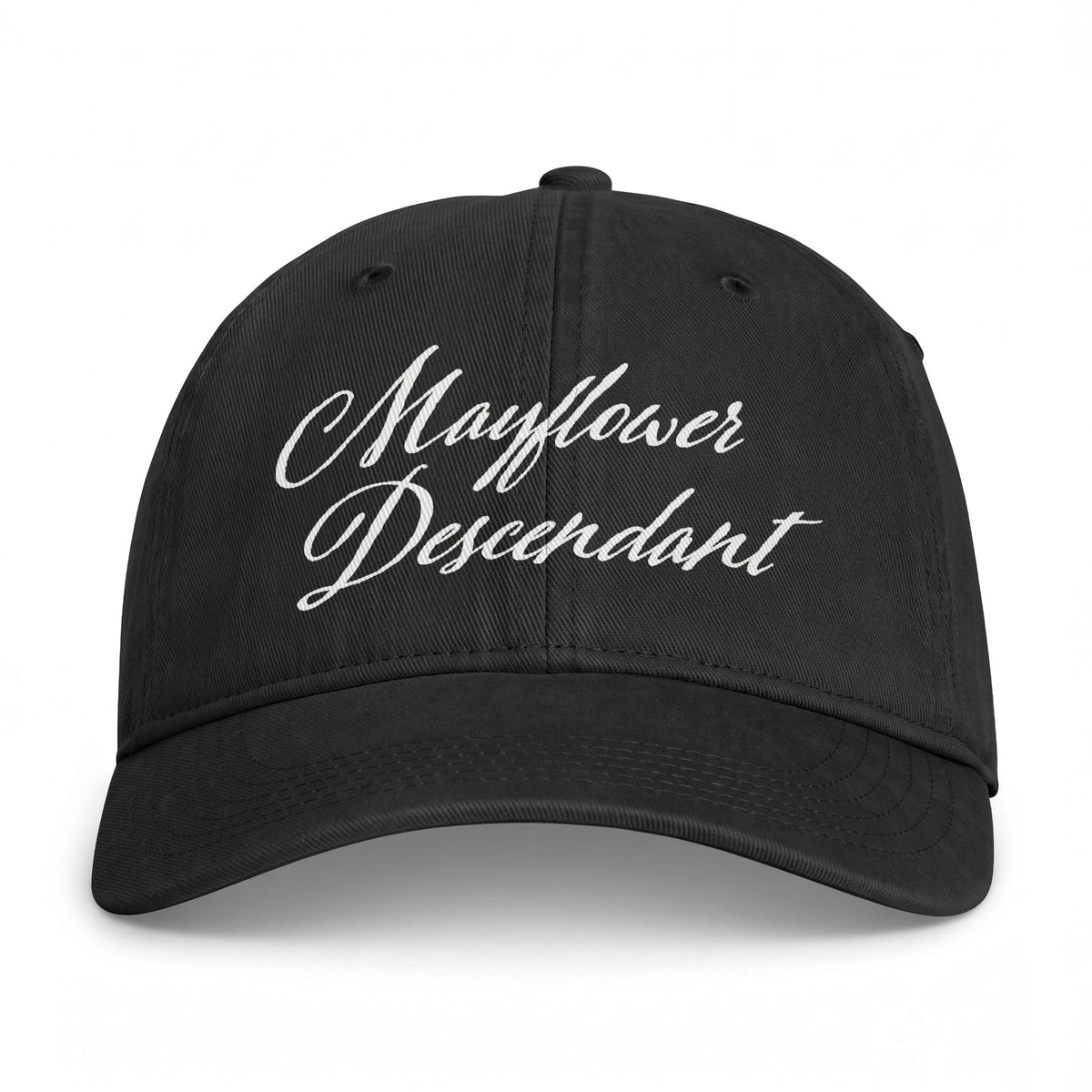 "Mayflower Descendant" Classic Baseball Cap in Heritage Colors