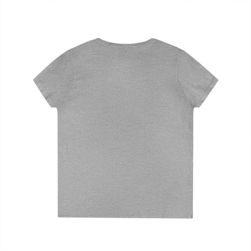 "Mayflower Maiden" Portrait V-Neck Tee - Extra Large Sizes