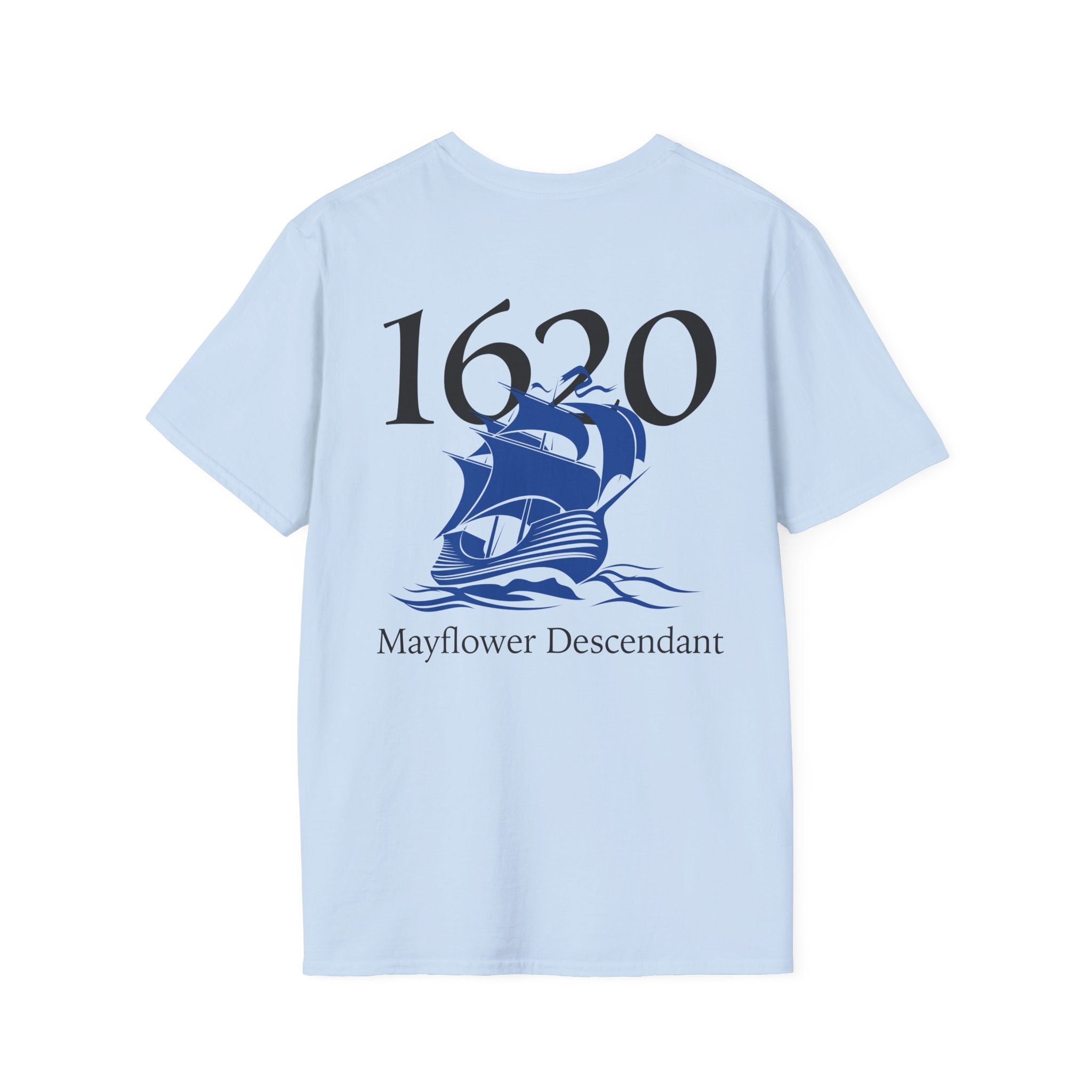 Mayflower 1620 Descendants Crew Tee Shirt