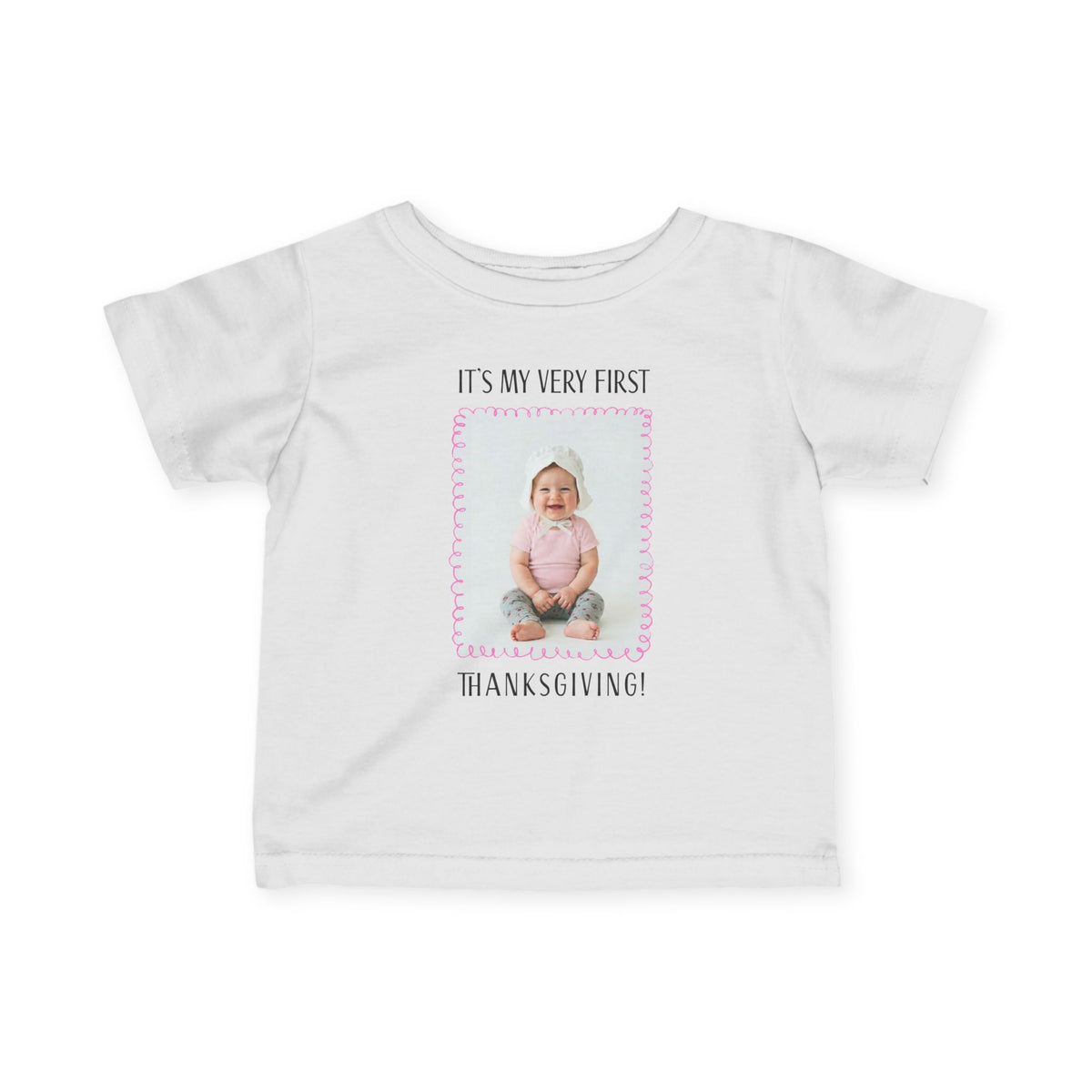 Infant Girl's "First Thanksgiving" Tee