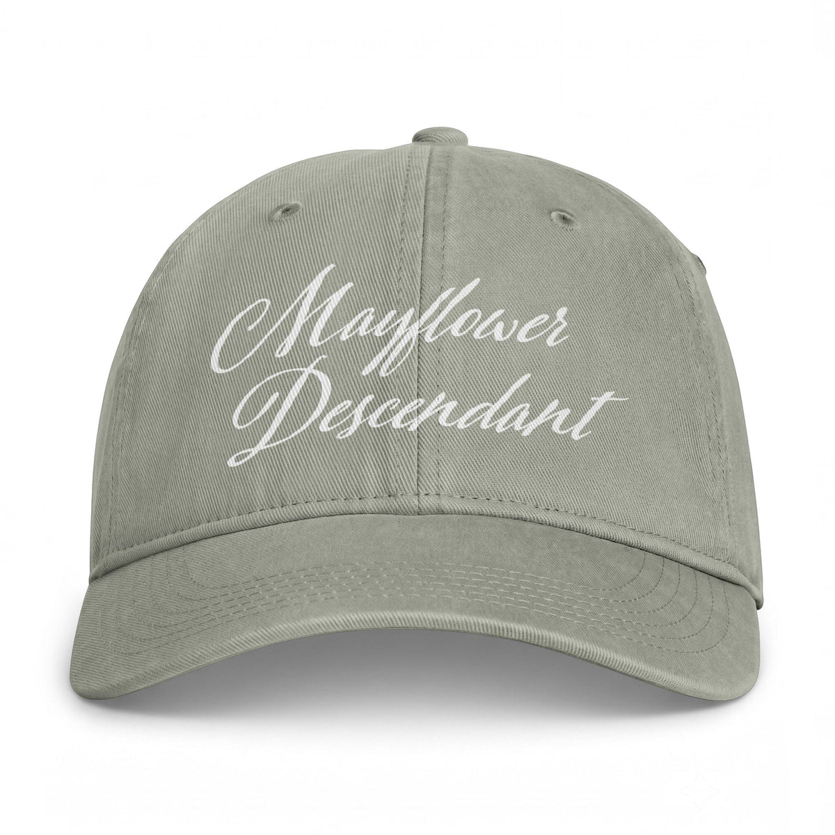 "Mayflower Descendant" Classic Baseball Cap in Heritage Colors