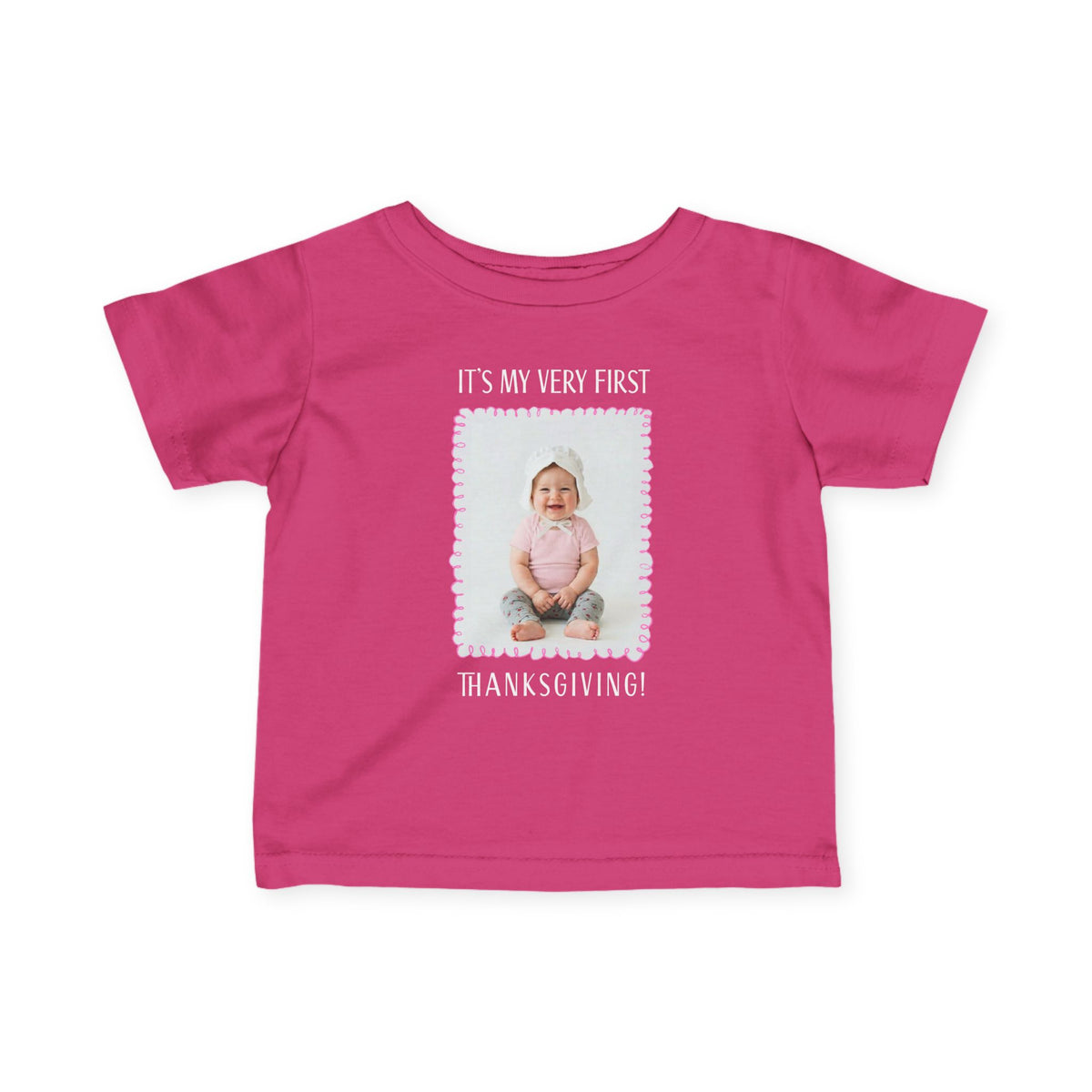 Infant Girl's "First Thanksgiving" Tee