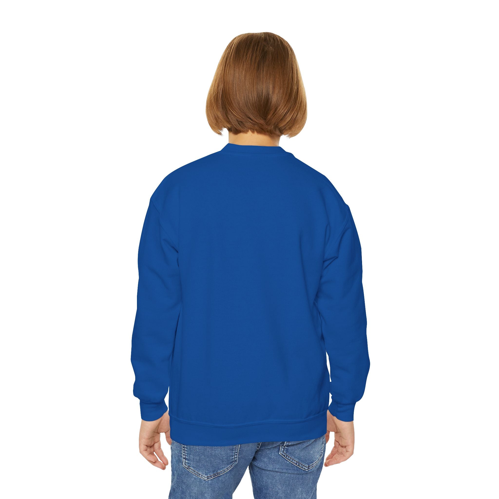 Youth Crewneck Sweatshirt — Proud Mayflower Descendant