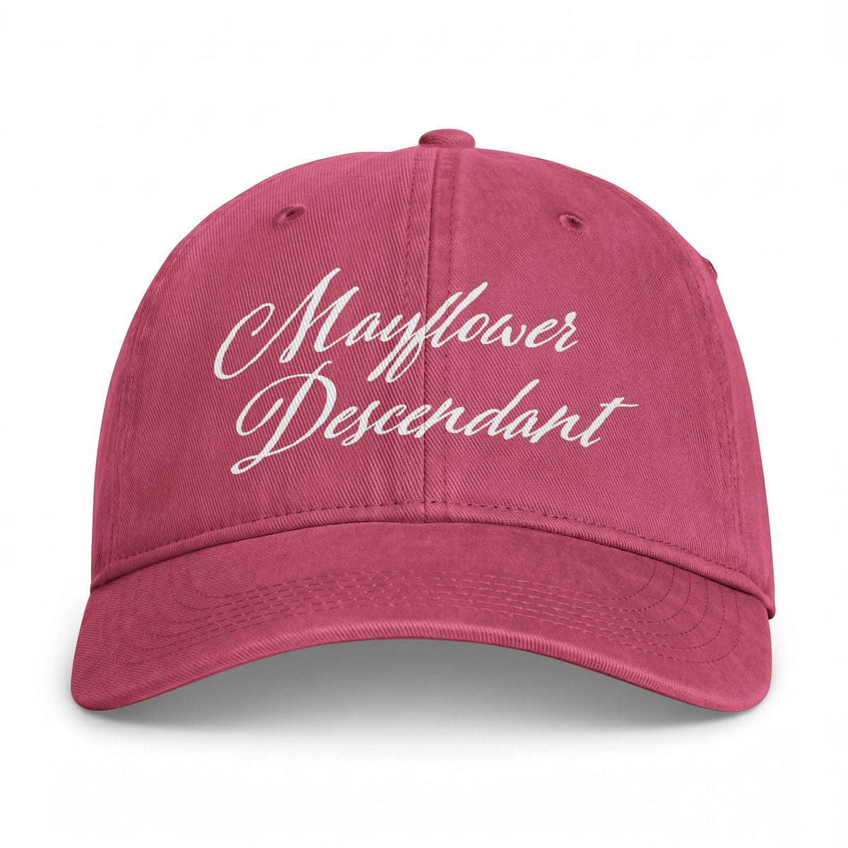 "Mayflower Descendant" Classic Baseball Cap in Heritage Colors