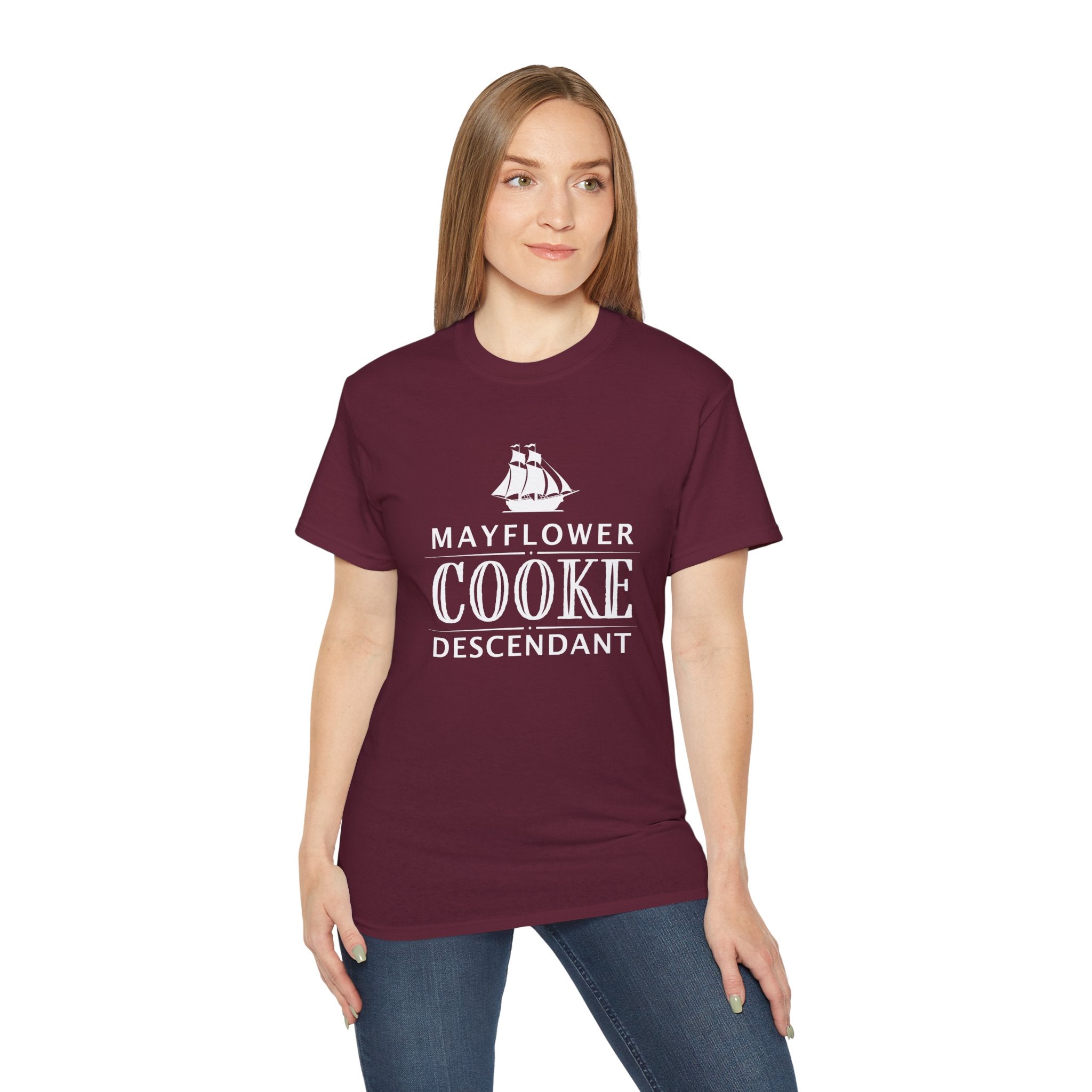 Cooke Descendant Dark T-Shirt | Mayflower Heritage Tee