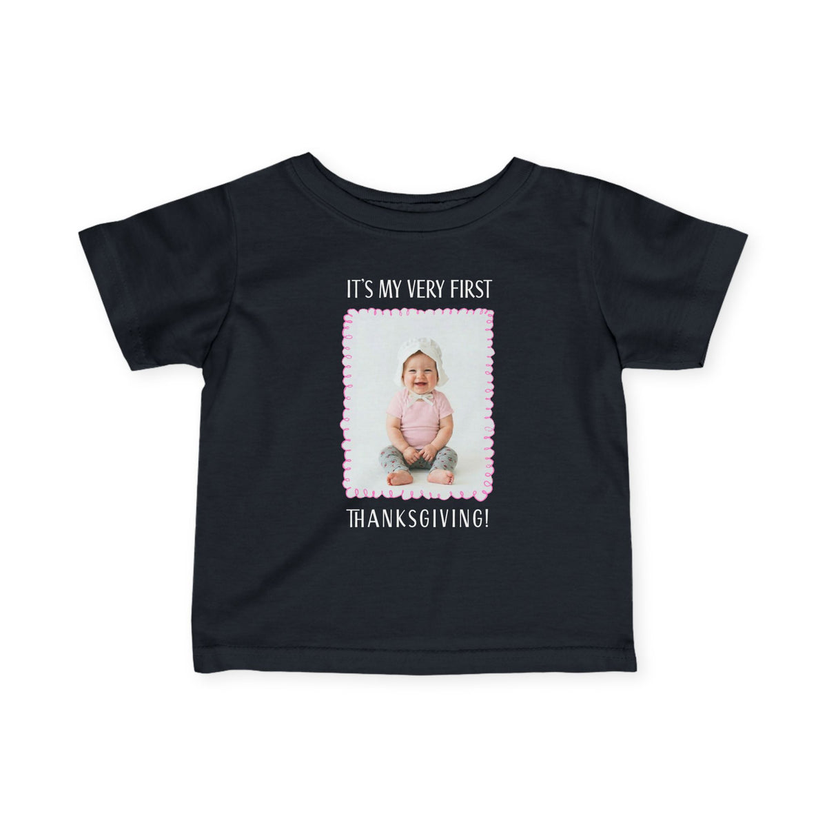 Infant Girl's "First Thanksgiving" Tee