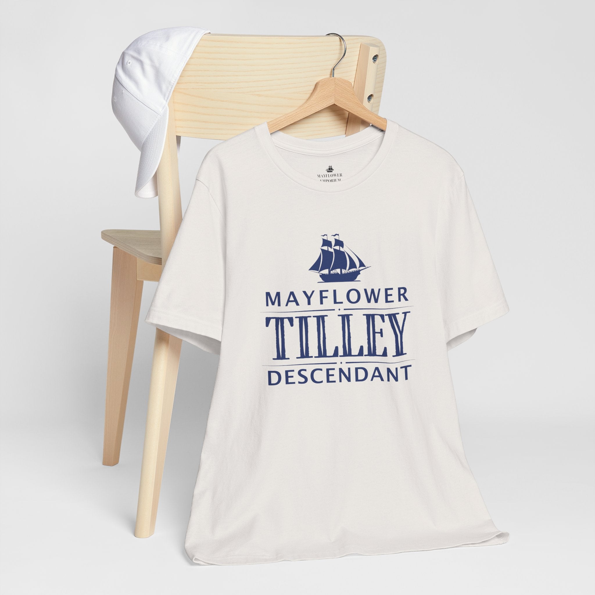Tilley Mayflower Descendant T-Shirt | Family Heritage Tee
