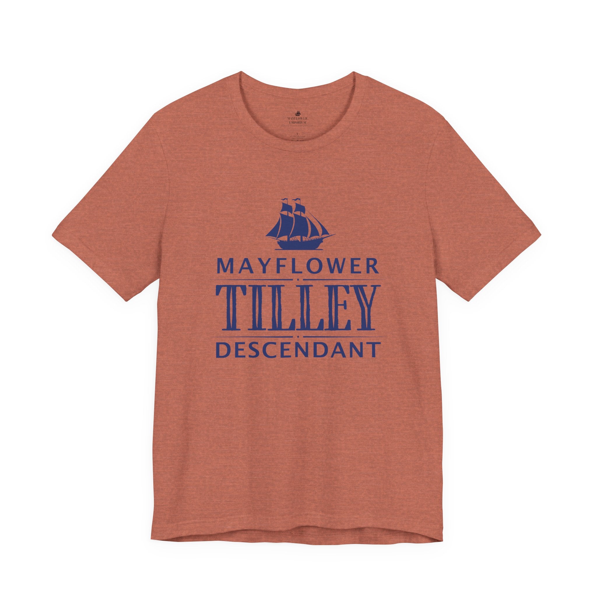 Tilley Mayflower Descendant T-Shirt | Family Heritage Tee