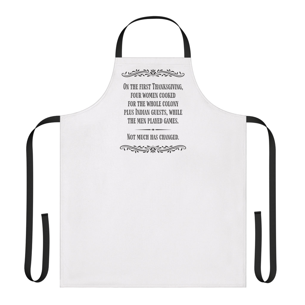 Thanksgiving Apron — Funny Vintage Quote Apron for Holiday Cooking