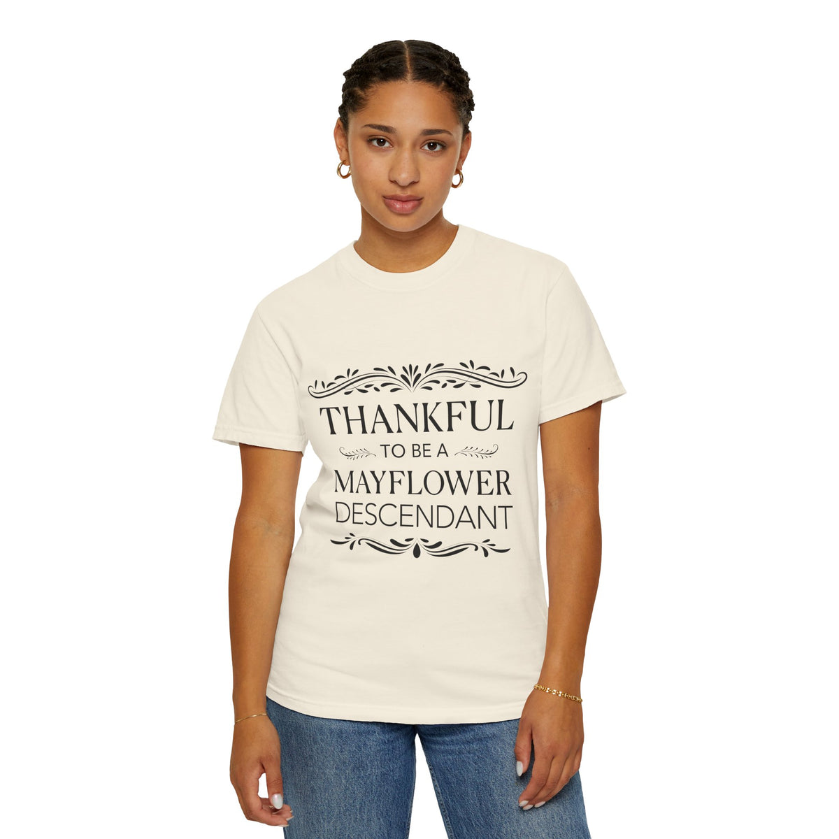 Mayflower Descendant Thanksgiving T-Shirt