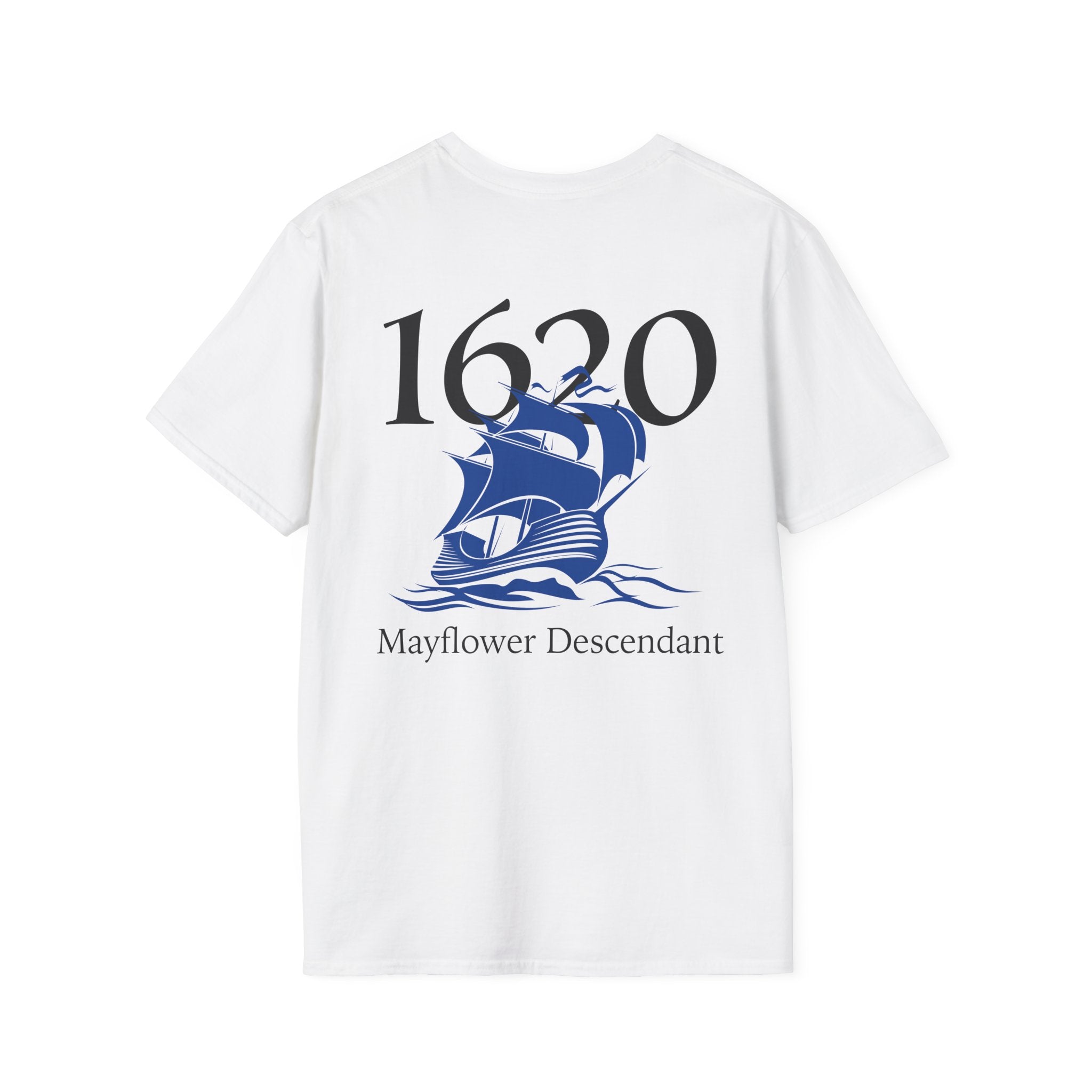 Mayflower 1620 Descendants Crew Tee Shirt