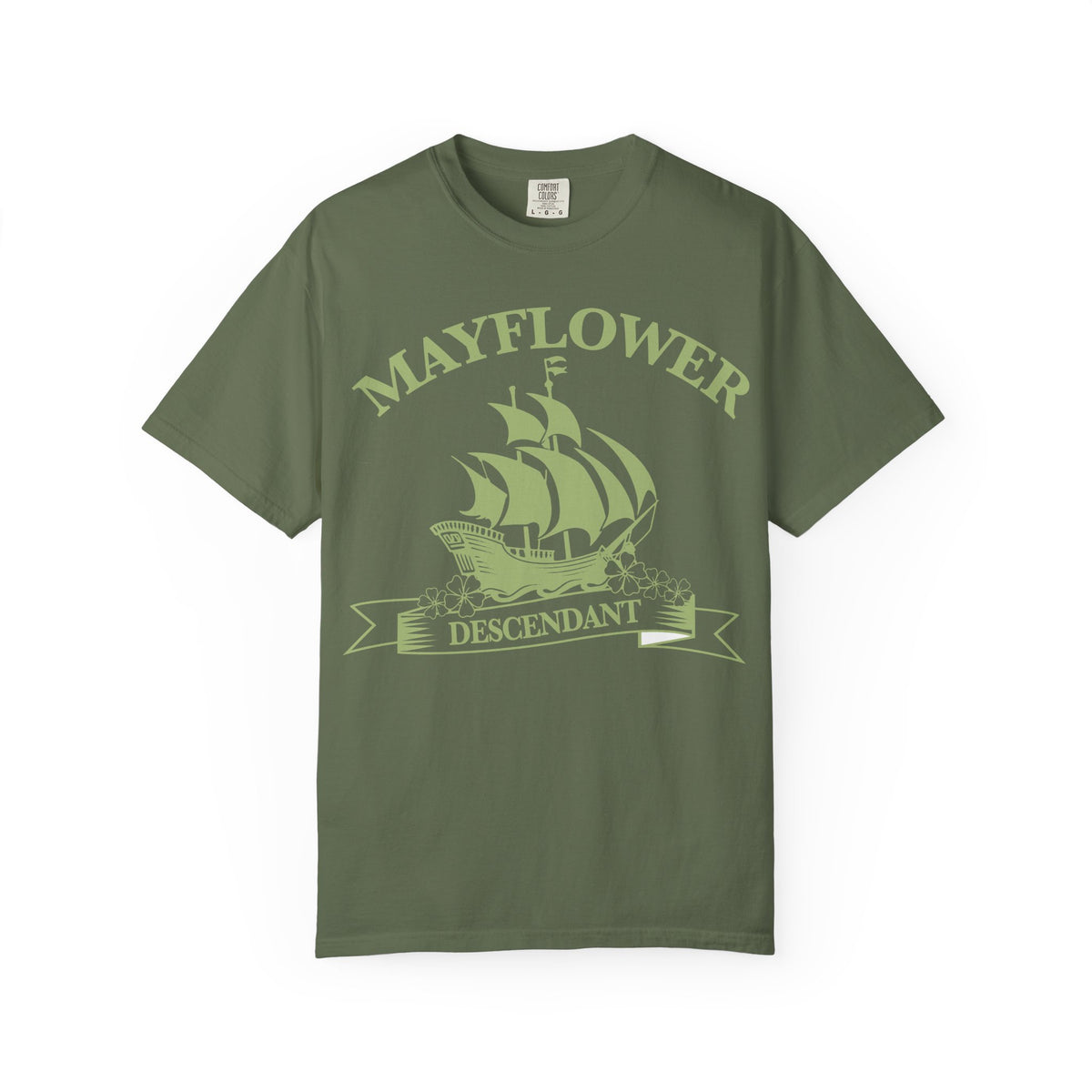 Mayflower Descendant T-Shirt | Pilgrim Ship Heritage Tee