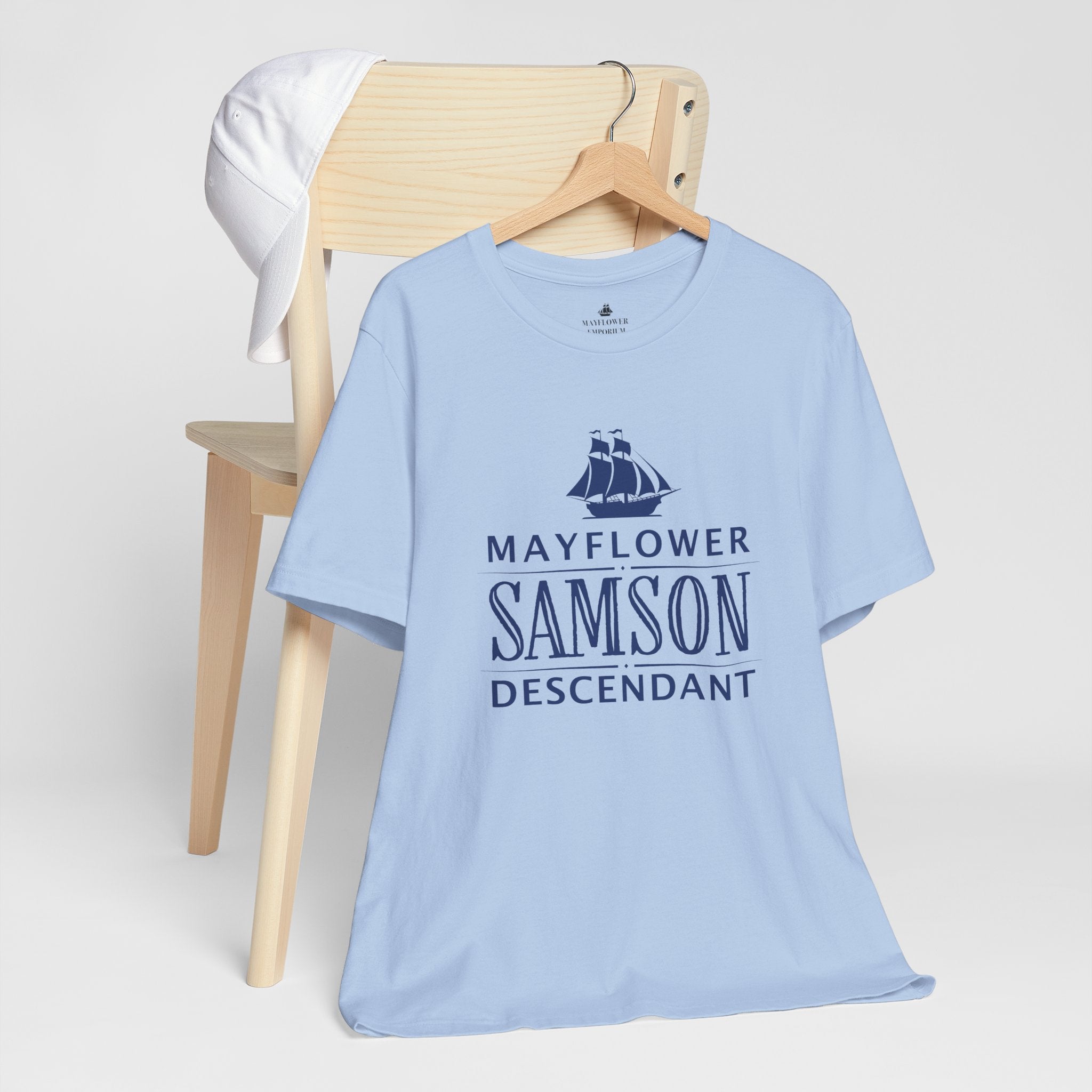 Samson Mayflower Descendant T-Shirt | Family Heritage Tee