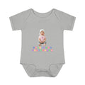 Mayflower Descendant Bodysuit for Baby Girls — Alphabet Blocks Motif