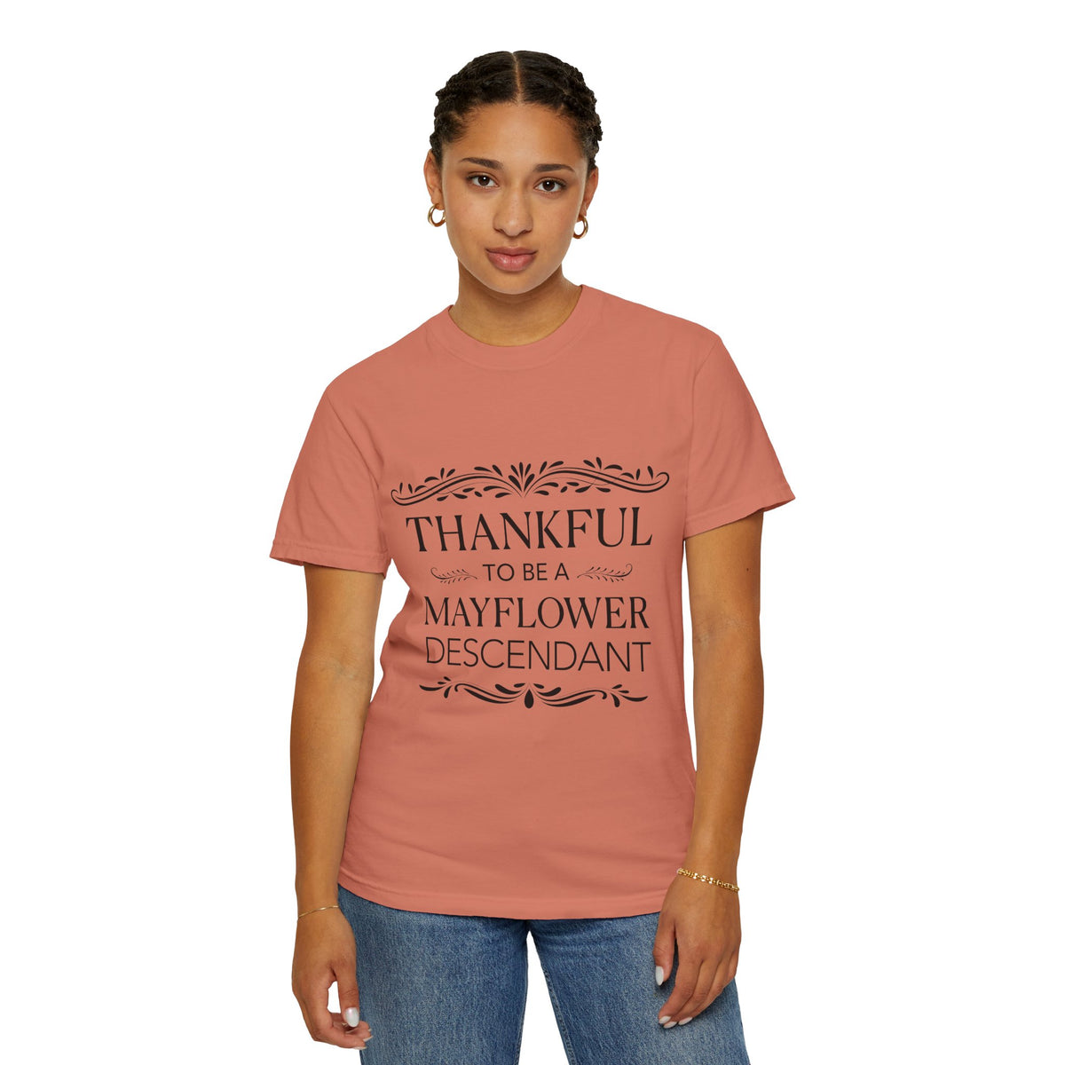Mayflower Descendant Thanksgiving T-Shirt