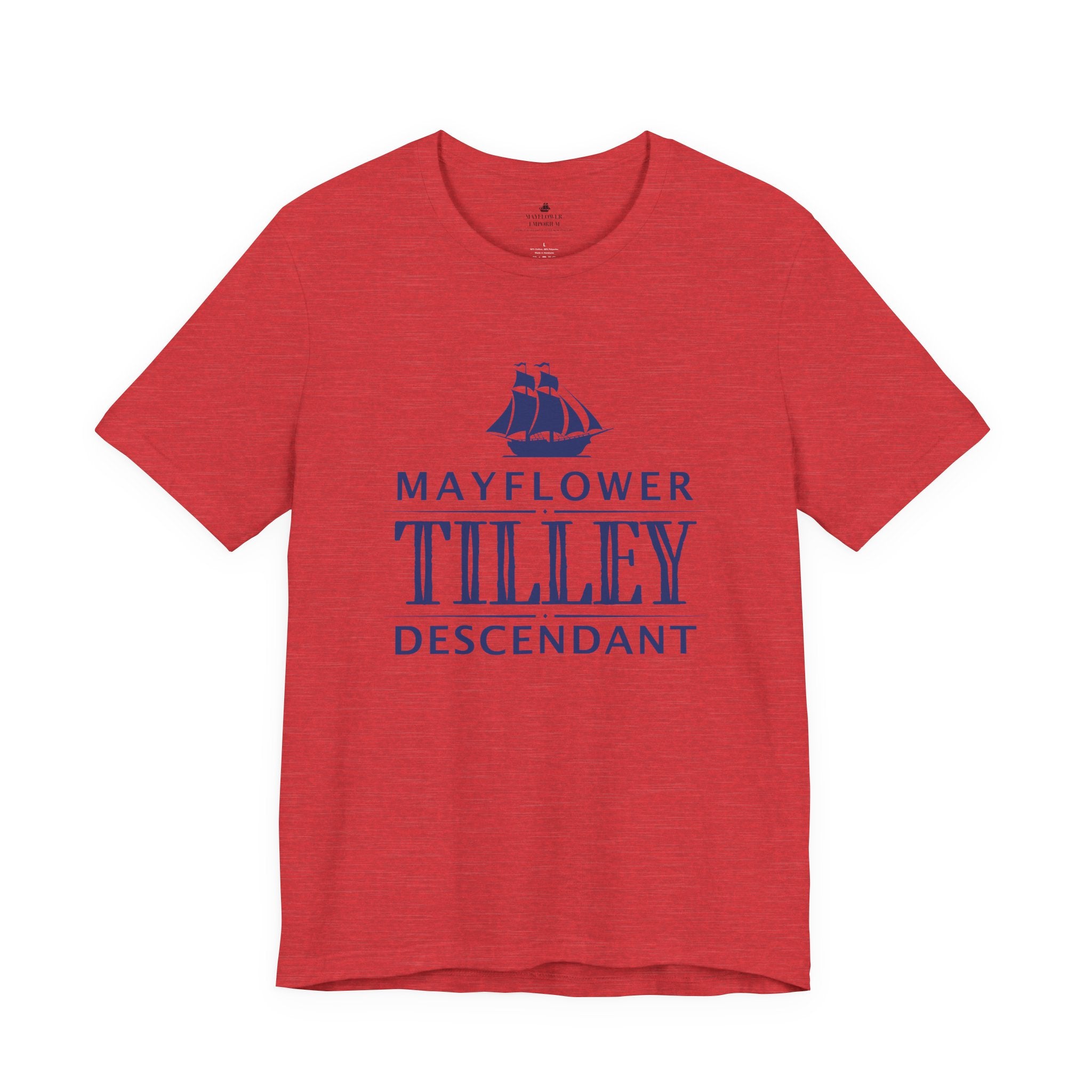 Tilley Mayflower Descendant T-Shirt | Family Heritage Tee