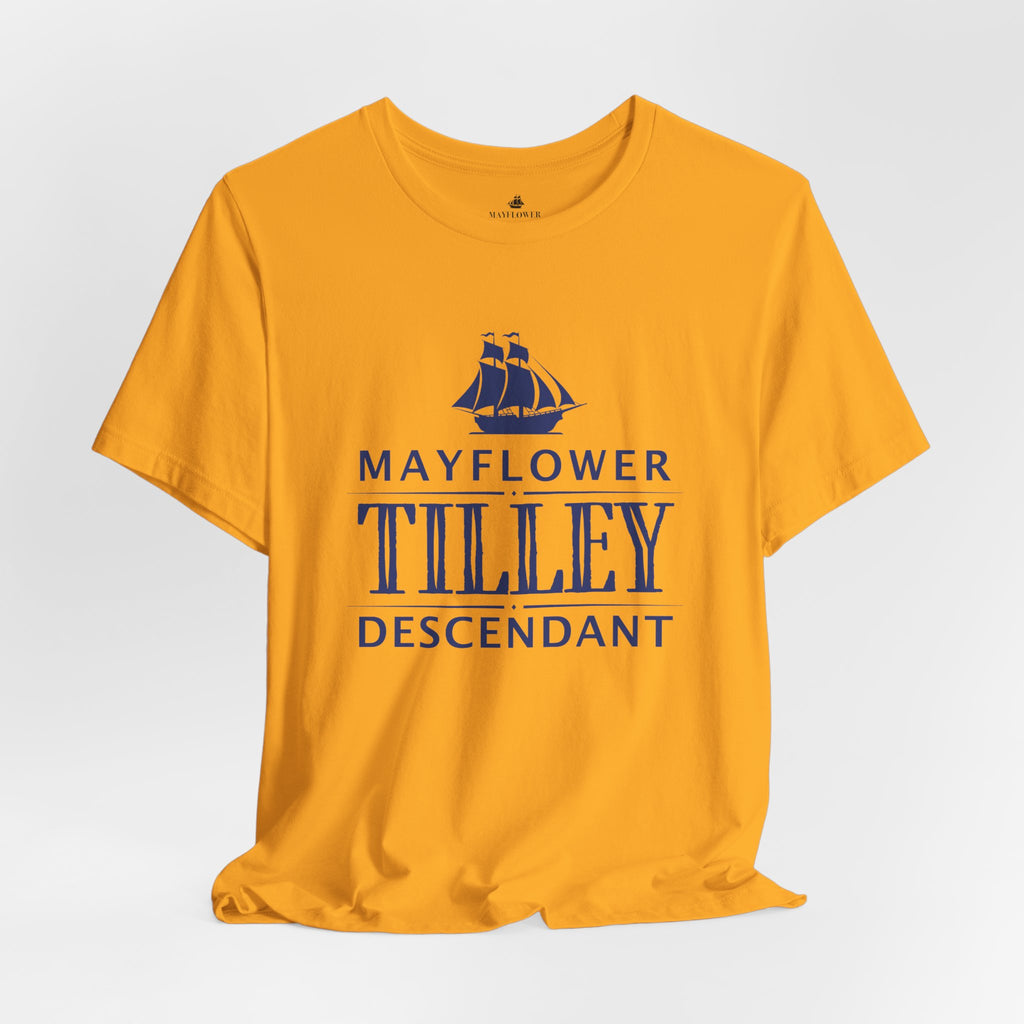 Tilley Mayflower Descendant T-Shirt | Family Heritage Tee