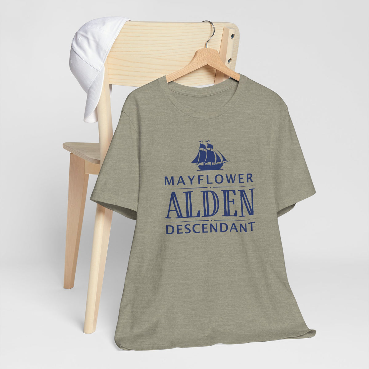 Alden Mayflower Descendant T-Shirt | Family Heritage Tee