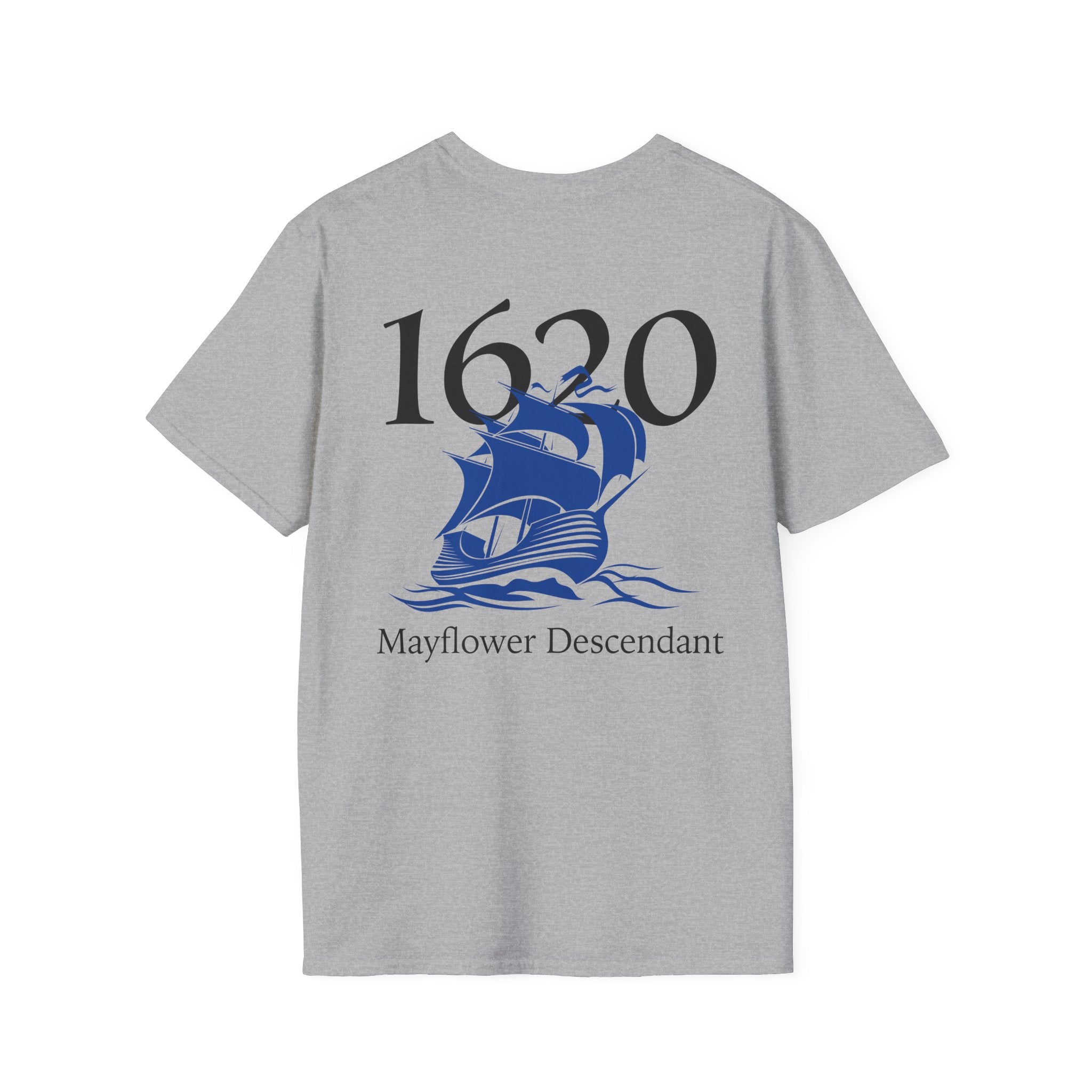 Mayflower 1620 Descendants Crew Tee Shirt