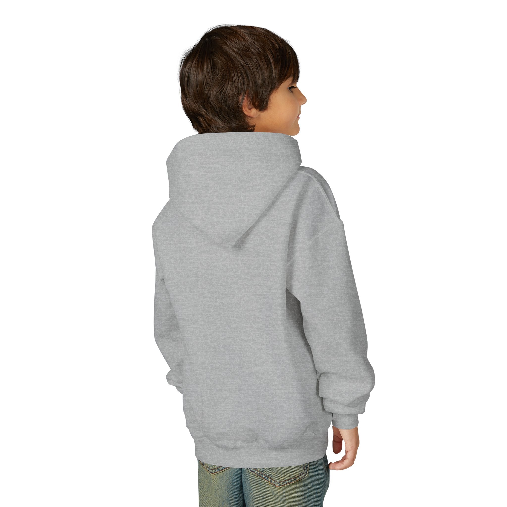 Youth Mayflower Descendant Hoodie - Pilgrim Girl Illustration
