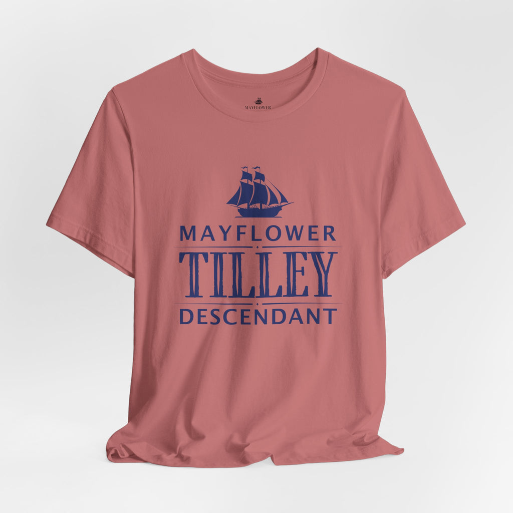 Tilley Mayflower Descendant T-Shirt | Family Heritage Tee