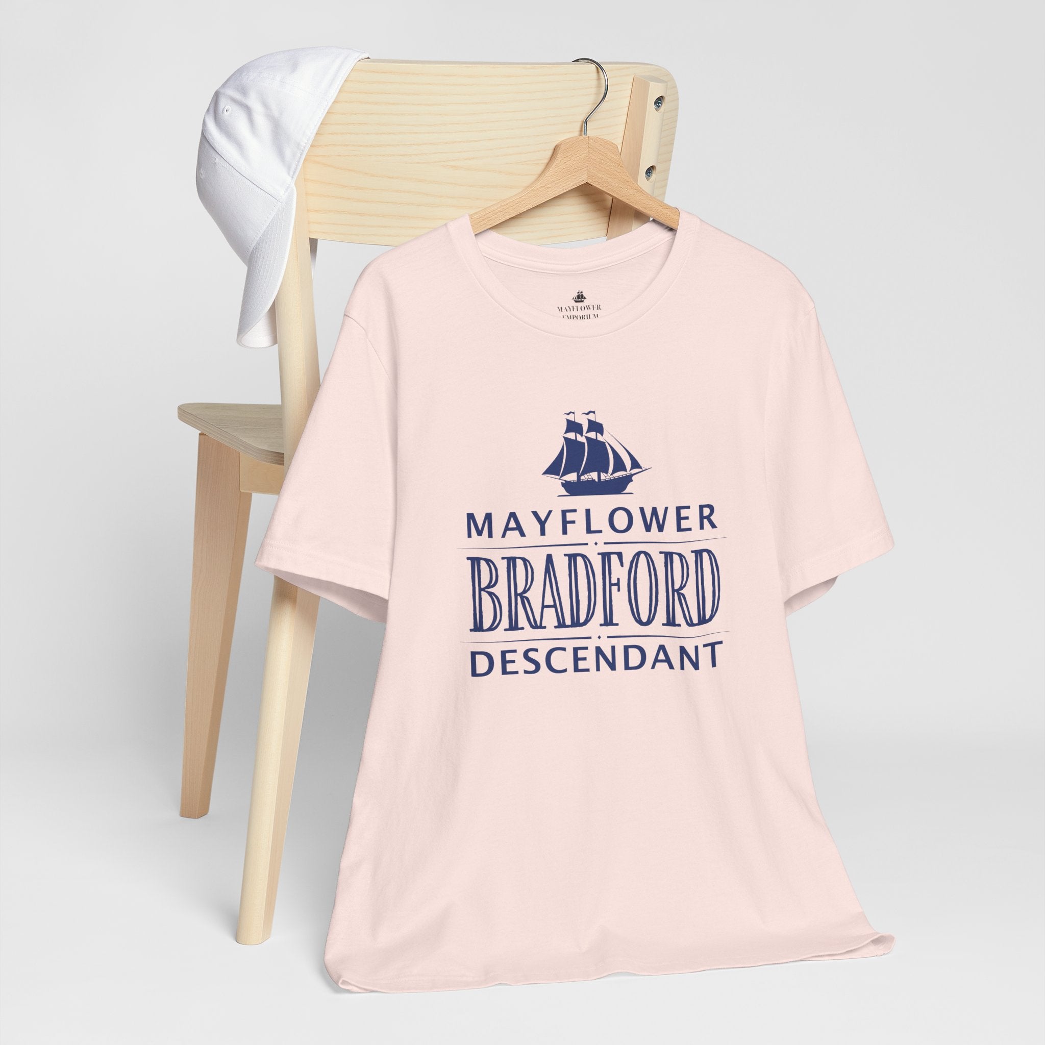 Bradford Mayflower Descendant T-Shirt | Family Heritage Tee