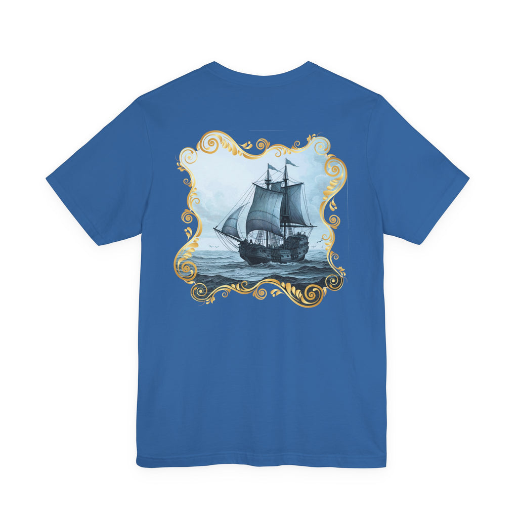 Mayflower Descendant T‑Shirt — Framed in Gold