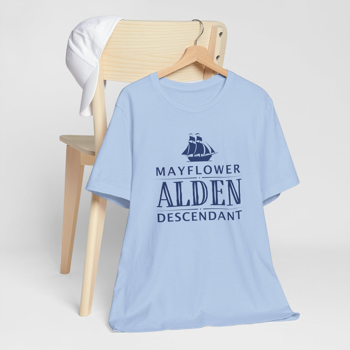 Alden Mayflower Descendant T-Shirt | Family Heritage Tee