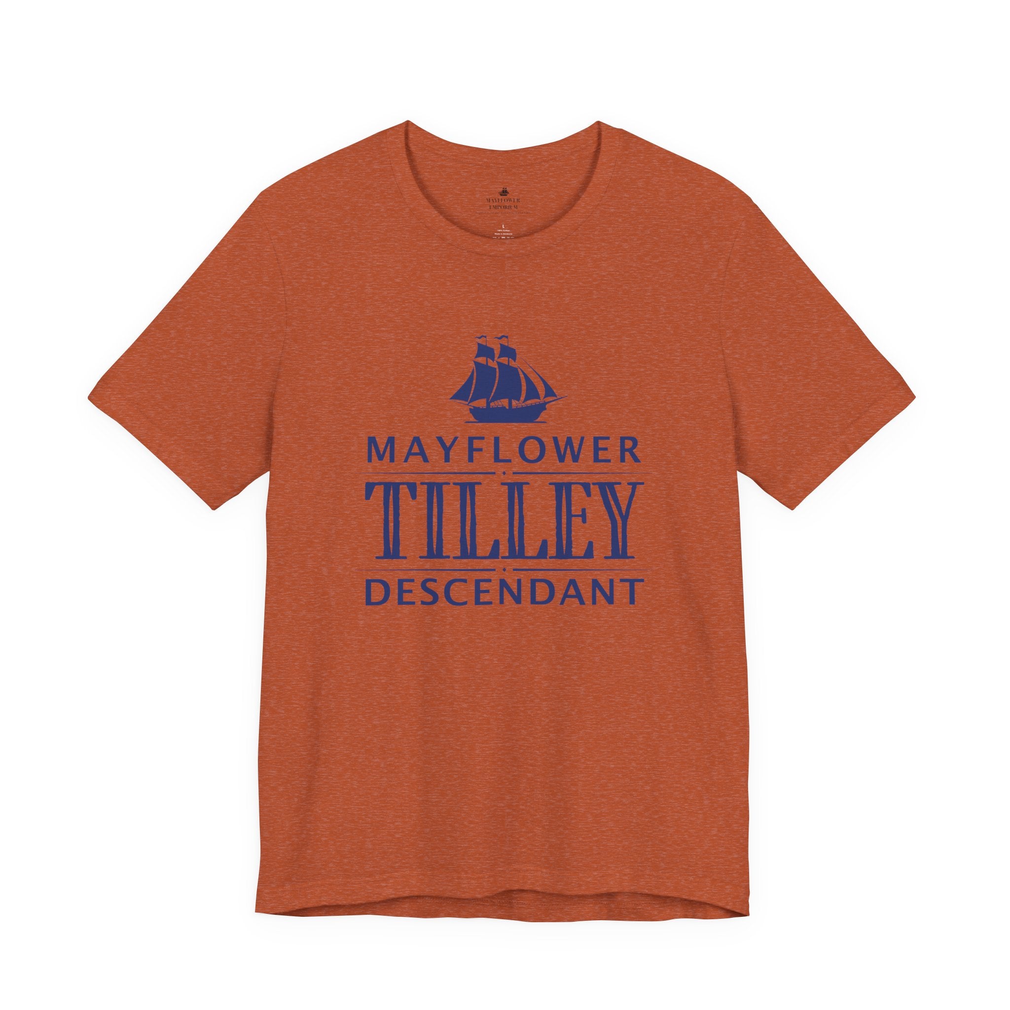 Tilley Mayflower Descendant T-Shirt | Family Heritage Tee
