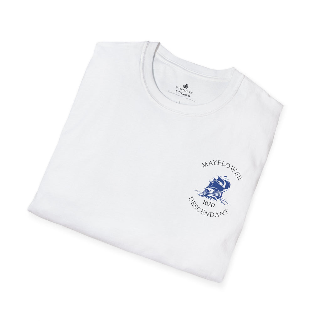 Mayflower 1620 Descendants Crew Tee Shirt