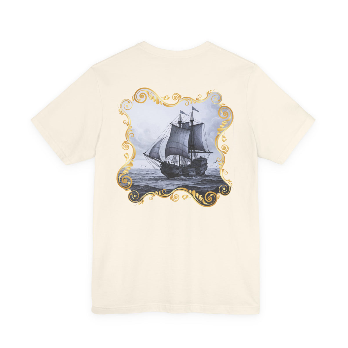 Mayflower Descendant "Framed in Gold" T‑Shirt — Extra Large Sizes
