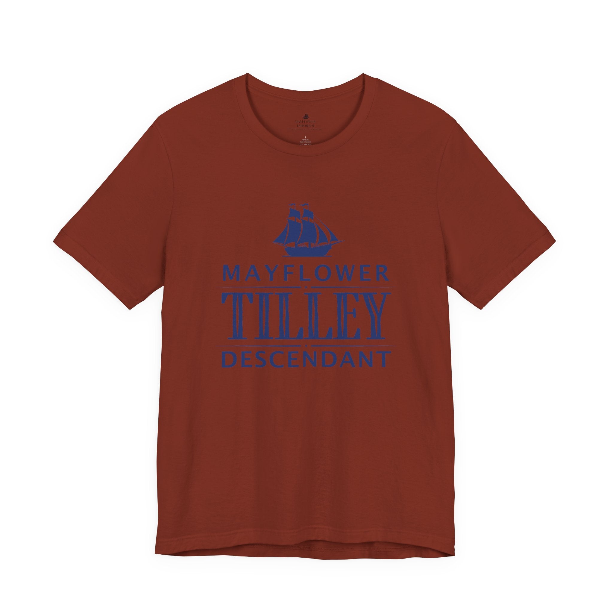 Tilley Mayflower Descendant T-Shirt | Family Heritage Tee