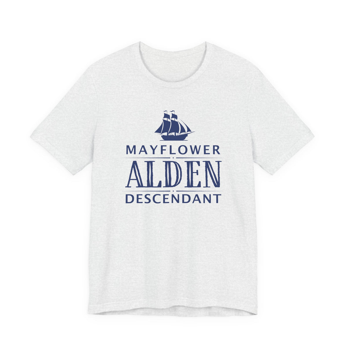 Alden Mayflower Descendant T-Shirt | Family Heritage Tee