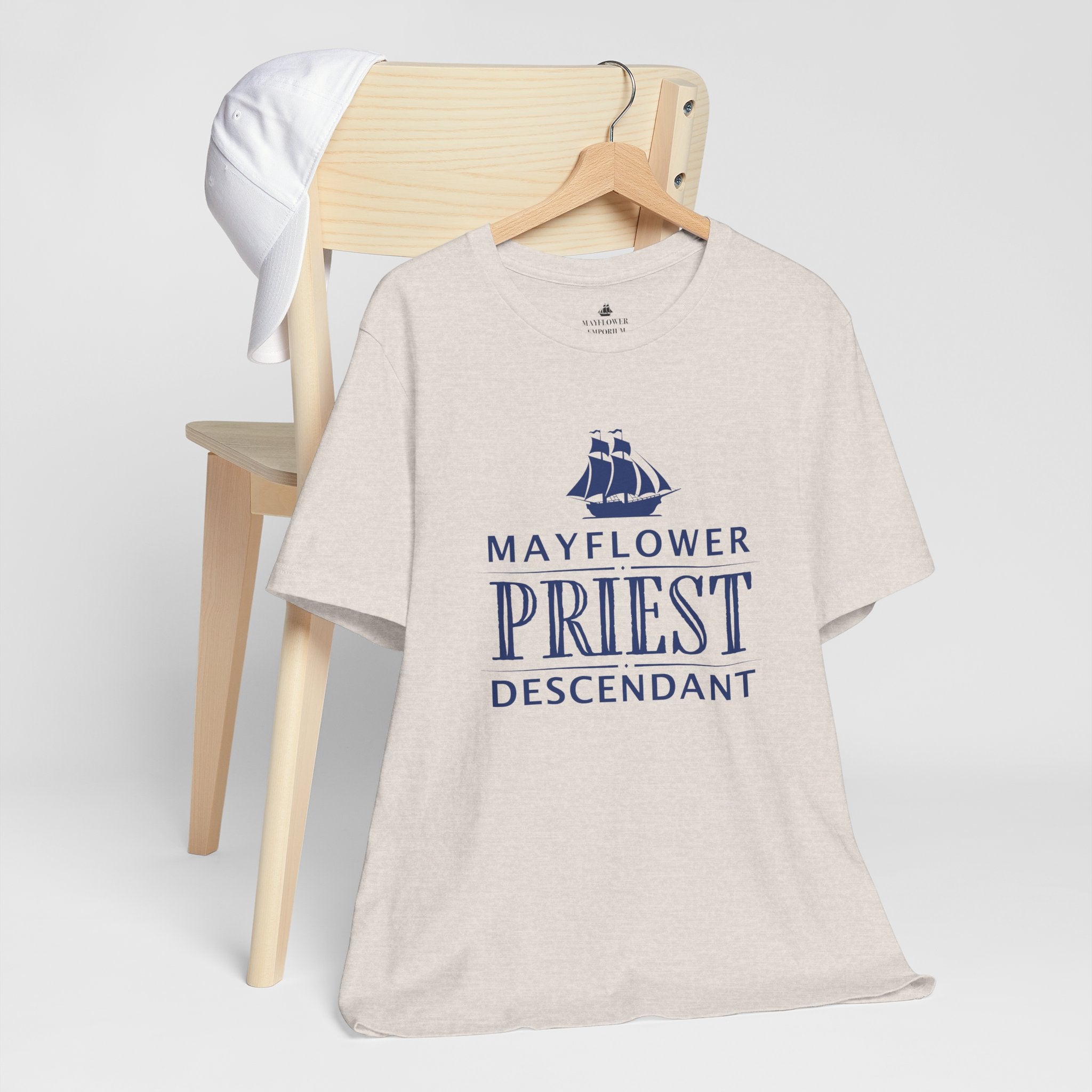 Priest Mayflower Descendant T-Shirt | Family Heritage Tee