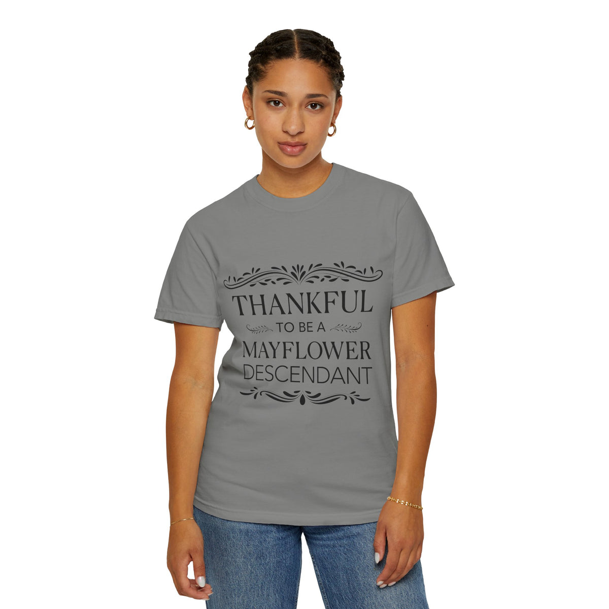 Mayflower Descendant Thanksgiving T-Shirt