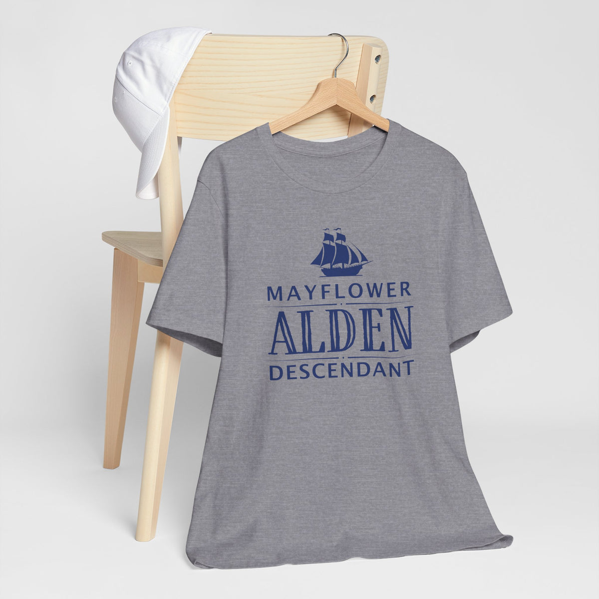 Alden Mayflower Descendant T-Shirt | Family Heritage Tee