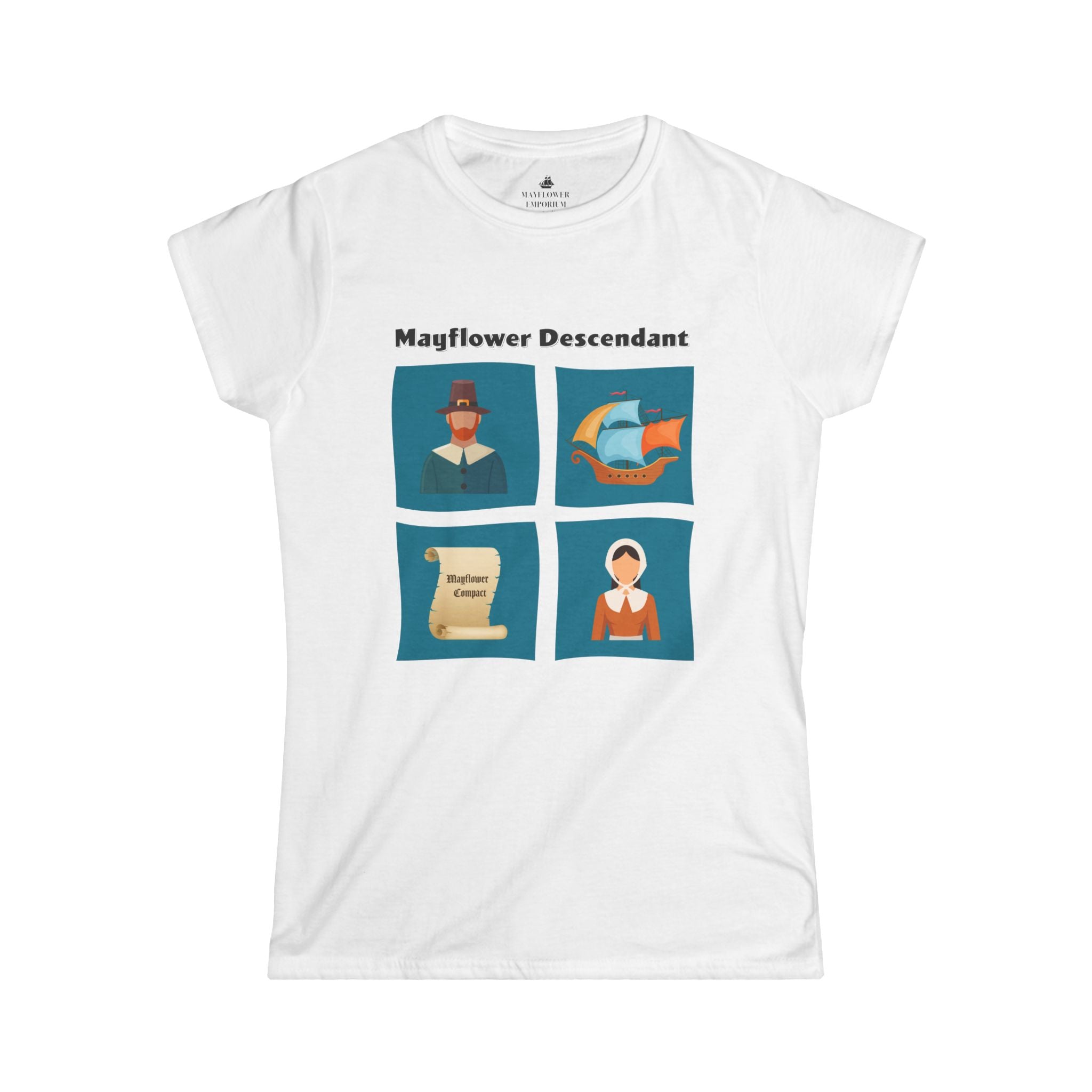 Mayflower Descendant Women's Graphic Tee