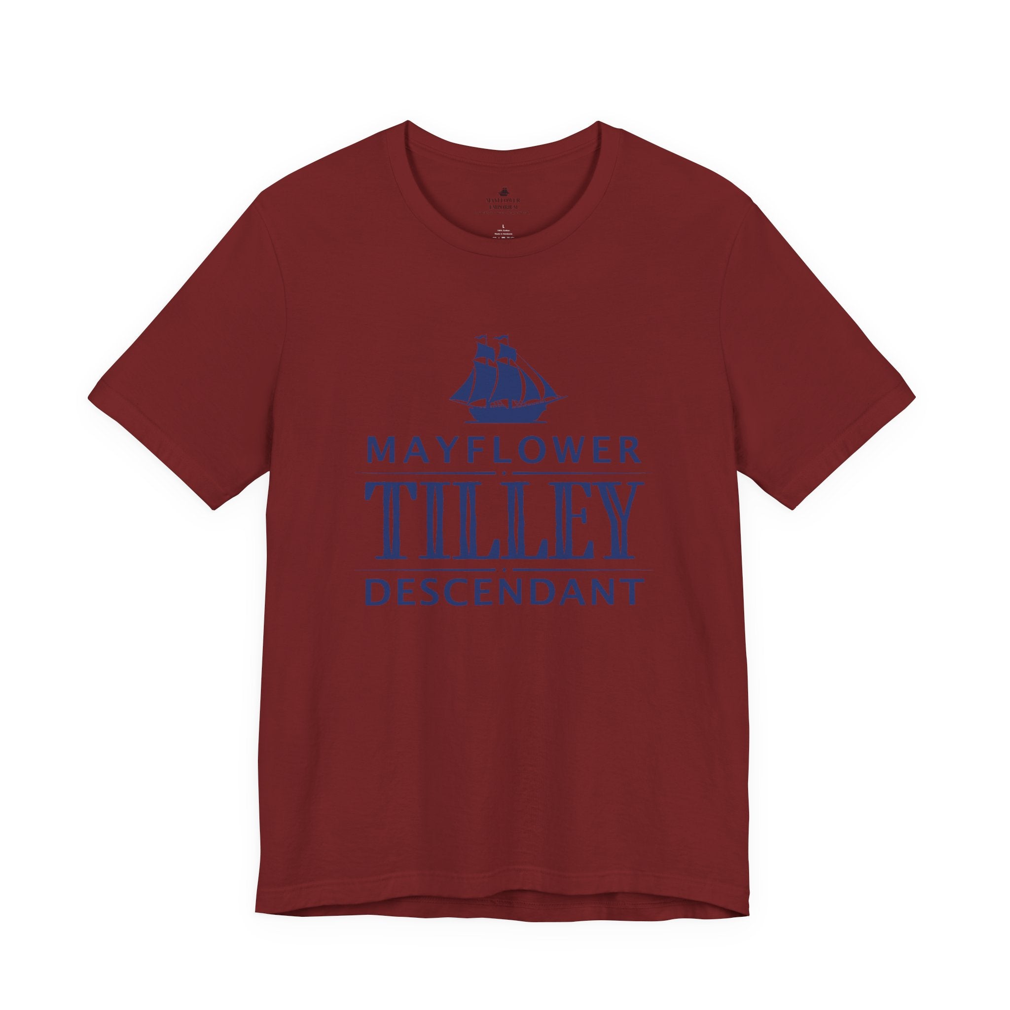 Tilley Mayflower Descendant T-Shirt | Family Heritage Tee