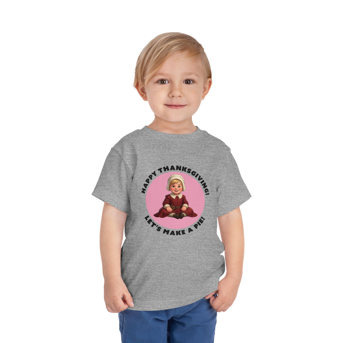 Toddler Girl's "Happy Thanksgiving" Tee