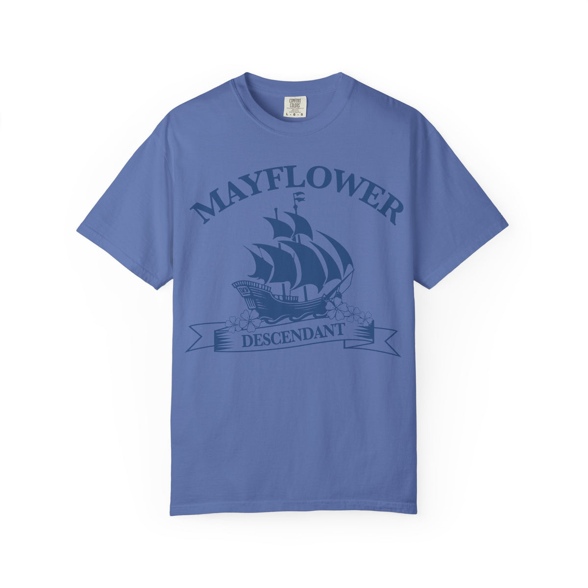 Mayflower Descendant T-Shirt | Pilgrim Ship Heritage Tee