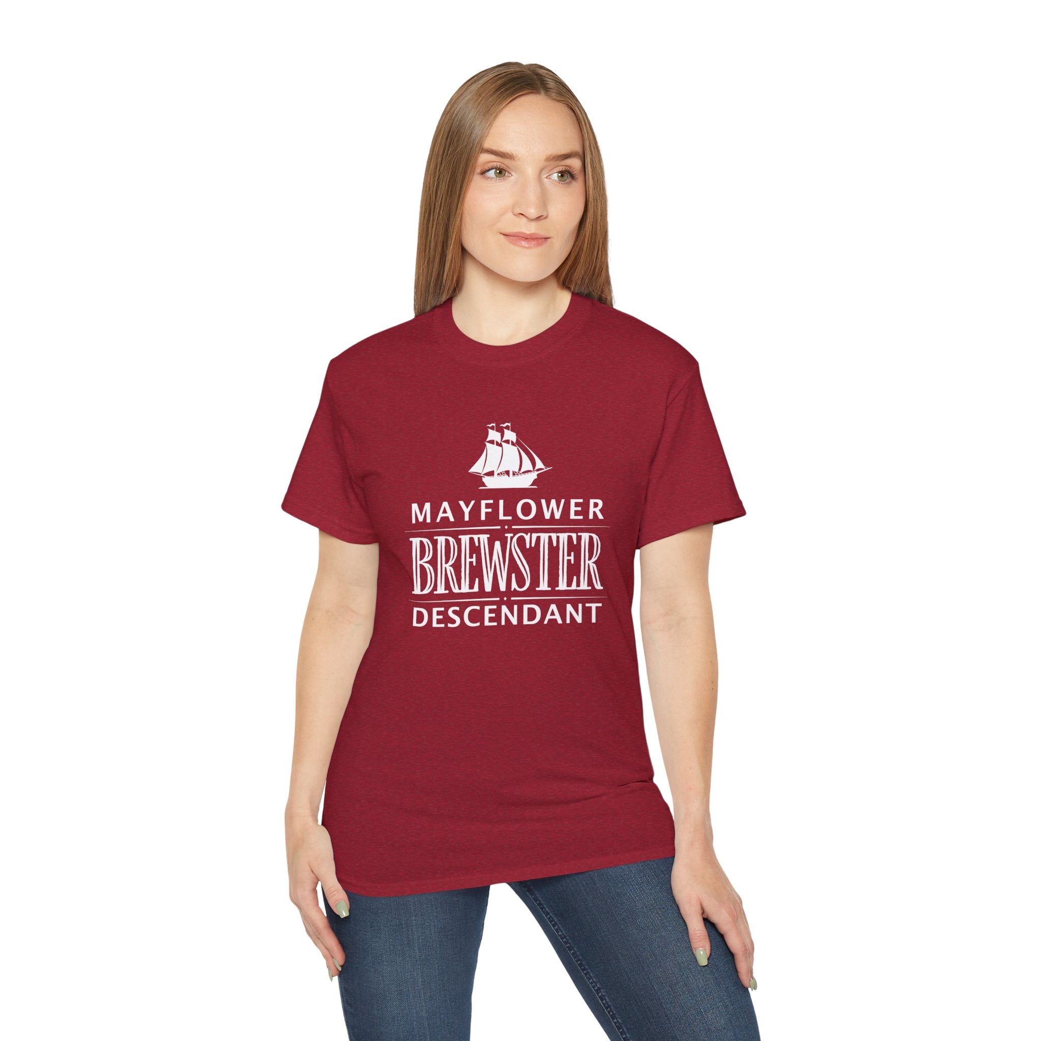 Brewster Descendant Dark T-Shirt | Mayflower Heritage Tee