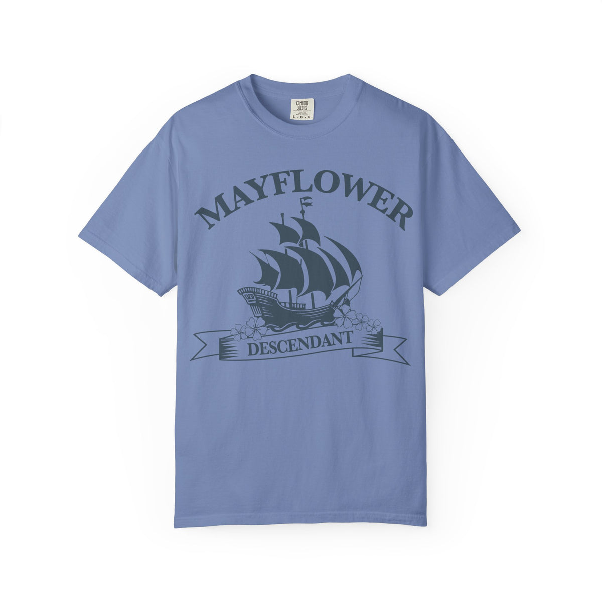 Mayflower Descendant T-Shirt | Pilgrim Ship Heritage Tee