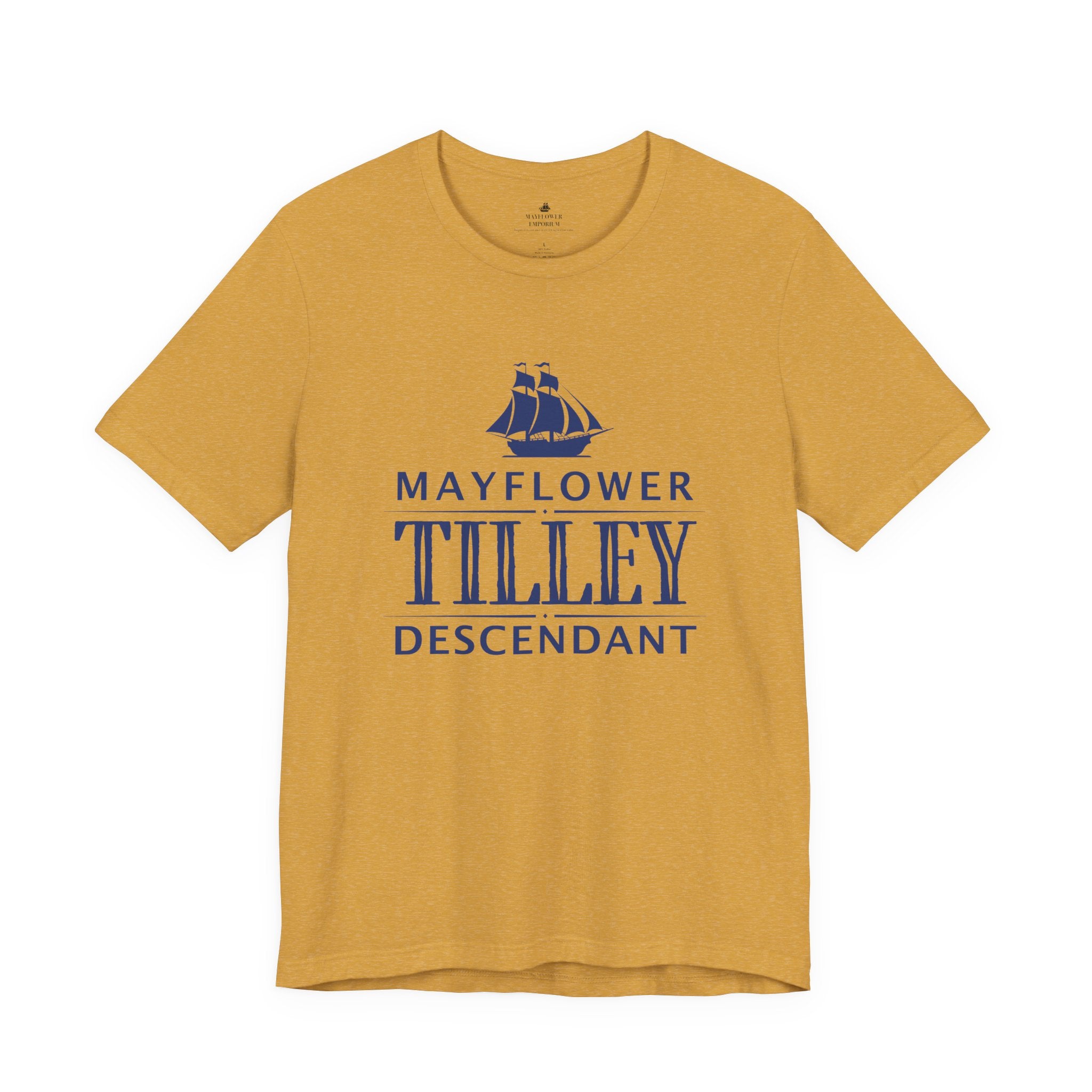 Tilley Mayflower Descendant T-Shirt | Family Heritage Tee