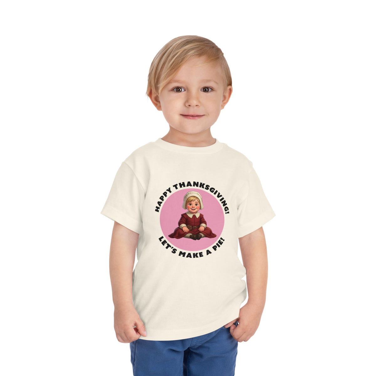 Toddler Girl's "Happy Thanksgiving" Tee